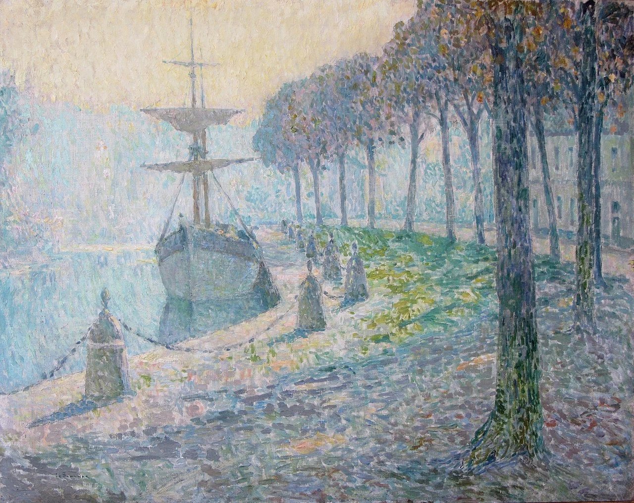 Henri Le Sidaner - 198, Nebbia a mezzogiorno